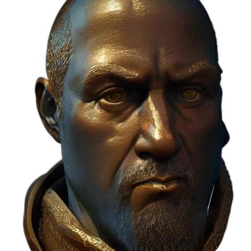 face, staff, mask, 3d render transparent PNG cut-out