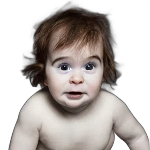face, hair, creature, animal transparent PNG cut-out