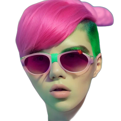 face, hair, mask, hat transparent PNG cut-out