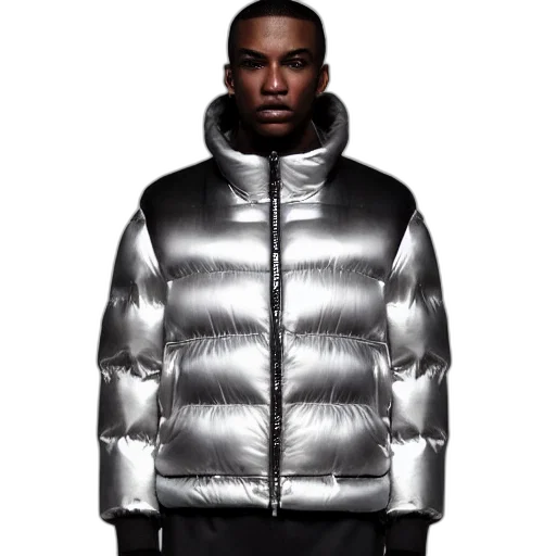 jacket, monochrome, photo, black transparent PNG cut-out