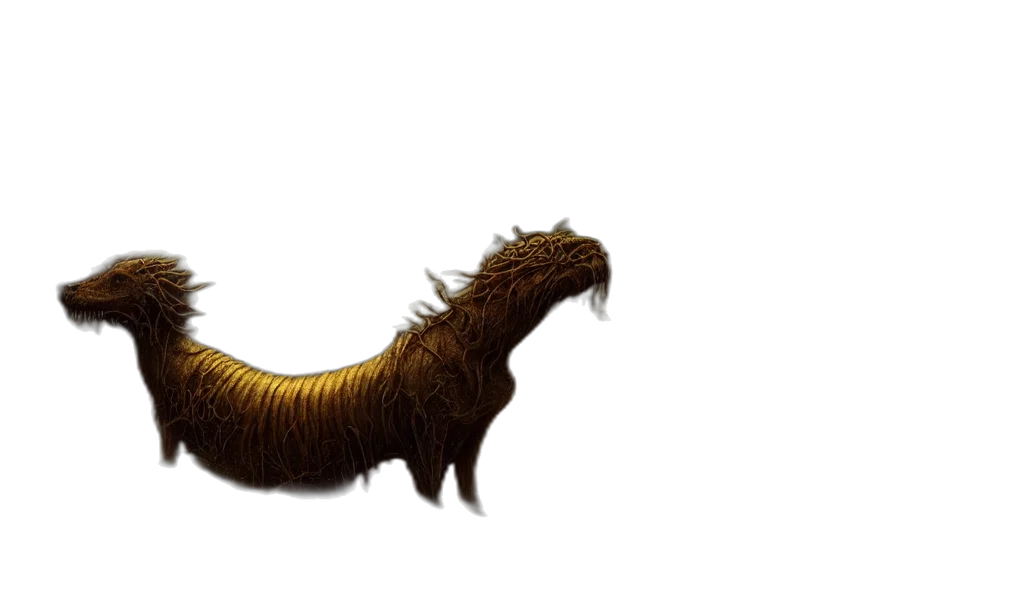 animal, hair, creature, dragon transparent PNG cut-out