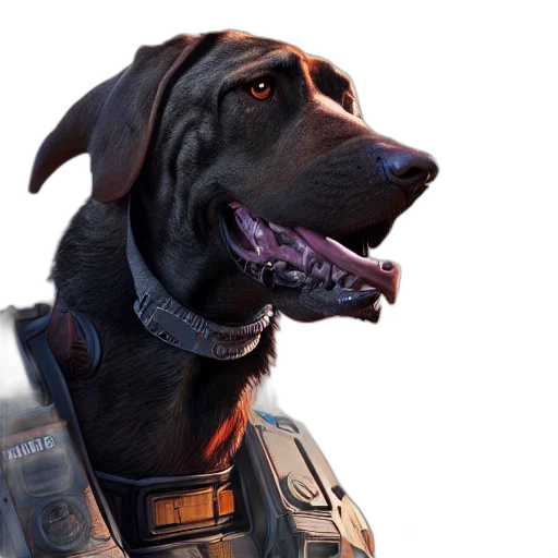 animal, face, staff, weapon transparent PNG cut-out