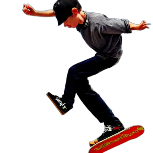 shoes, hat, staff, photorealistic transparent PNG cut-out