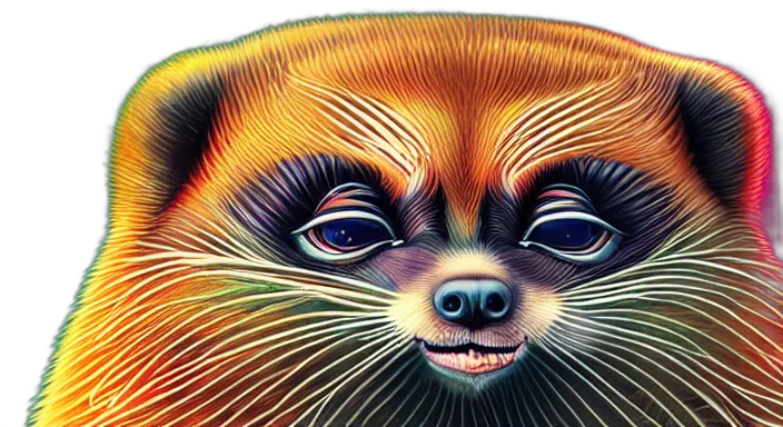 animal, mask, creature, face transparent PNG cut-out