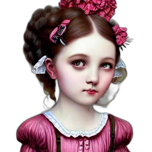 dress, face, jewelry, photorealistic transparent PNG cut-out