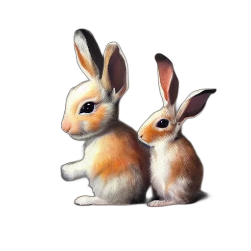 animal, oil painting, photorealistic, watercolor transparent PNG cut-out