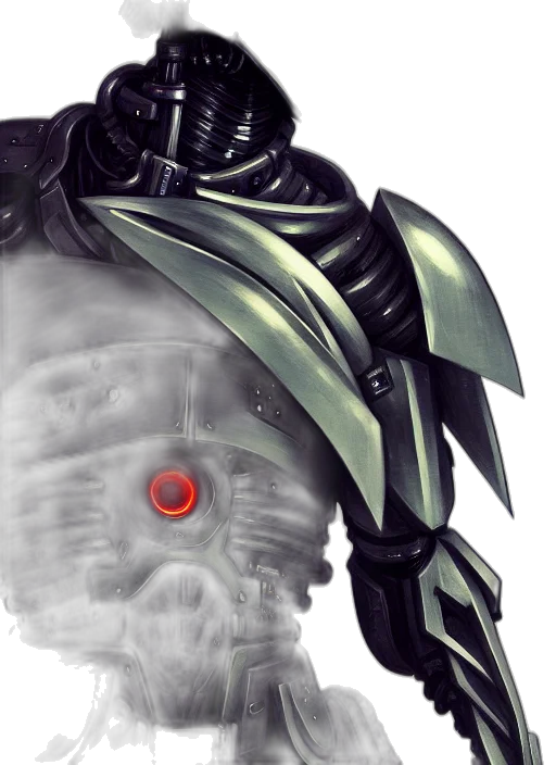 robot, mask, face, creature transparent PNG cut-out