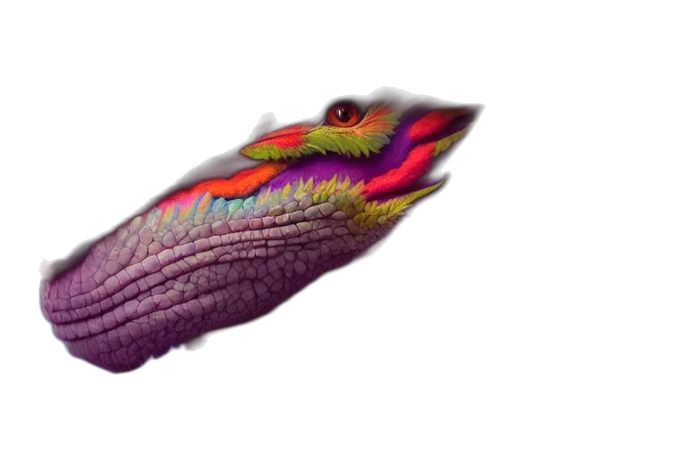 dragon, hat, animal, creature transparent PNG cut-out