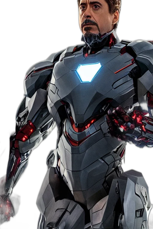 robot, concept art, 3d render, comic book art transparent PNG cut-out
