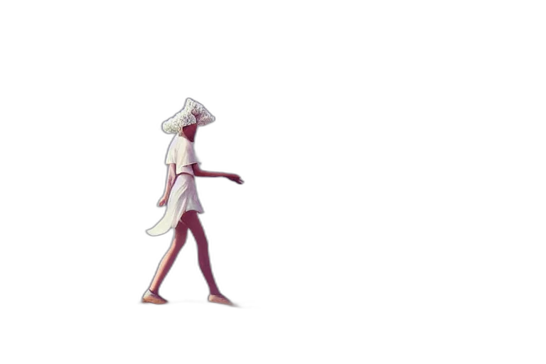 hat, staff, dress, mask transparent PNG cut-out