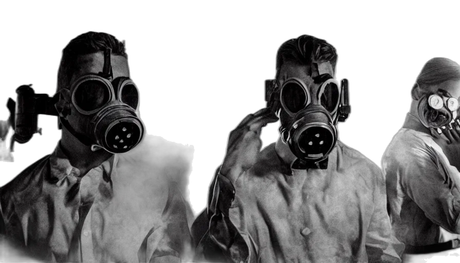 mask, jacket, concept art, photorealistic transparent PNG cut-out