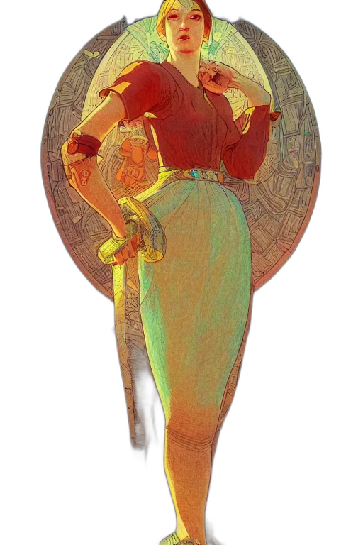 staff, crown, sword, dress transparent PNG cut-out