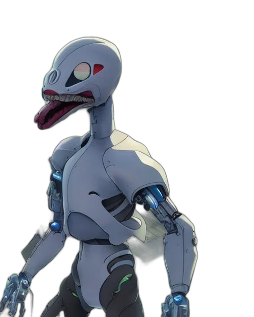robot, creature, animal, weapon transparent PNG cut-out
