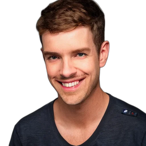 face, staff, hair, jacket transparent PNG cut-out