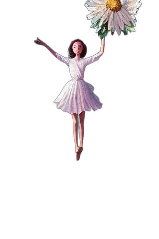 dress, staff, concept art, 3d render transparent PNG cut-out
