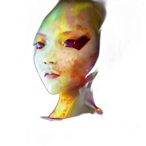 face, robot, mask, creature transparent PNG cut-out