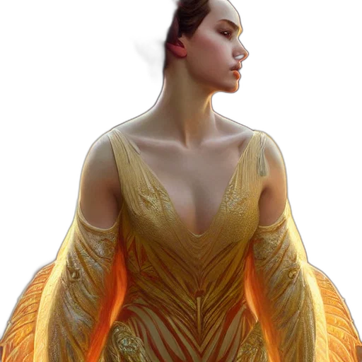 dress, crown, jewelry, dragon transparent PNG cut-out