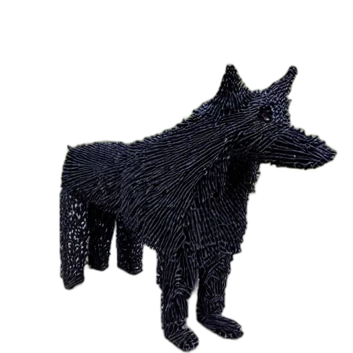 animal, creature, 3d render, pixel art transparent PNG cut-out