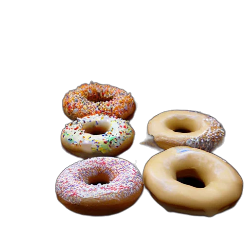 food, jewelry, 3d render, photorealistic transparent PNG cut-out