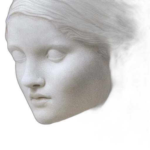 face, mask, hair, crown transparent PNG cut-out
