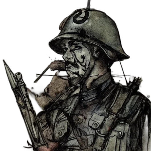 staff, weapon, face, hat transparent PNG cut-out