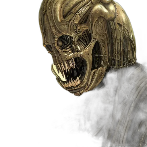 mask, face, creature, robot transparent PNG cut-out