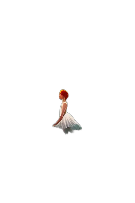 dress, creature, hair, crown transparent PNG cut-out