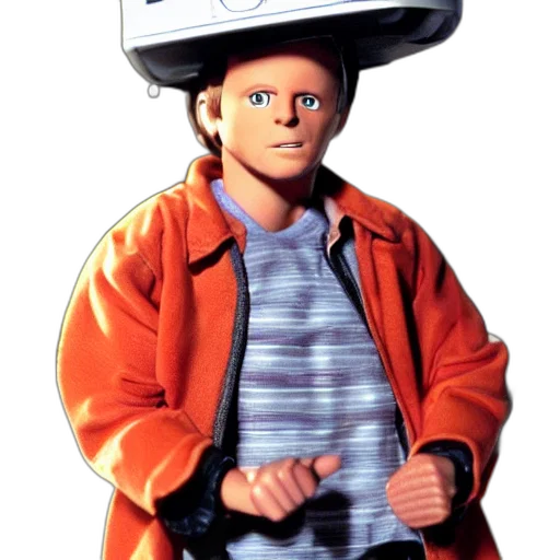 robot, jacket, hat, face transparent PNG cut-out