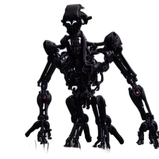 robot, creature, animal, weapon transparent PNG cut-out