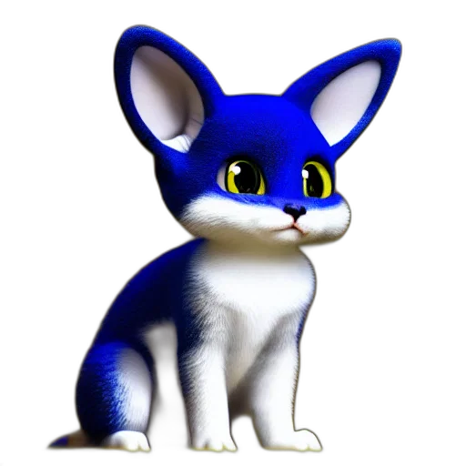animal, staff, creature, 3d render transparent PNG cut-out