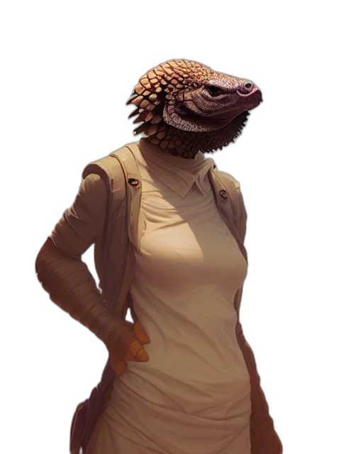 creature, dragon, animal, staff transparent PNG cut-out