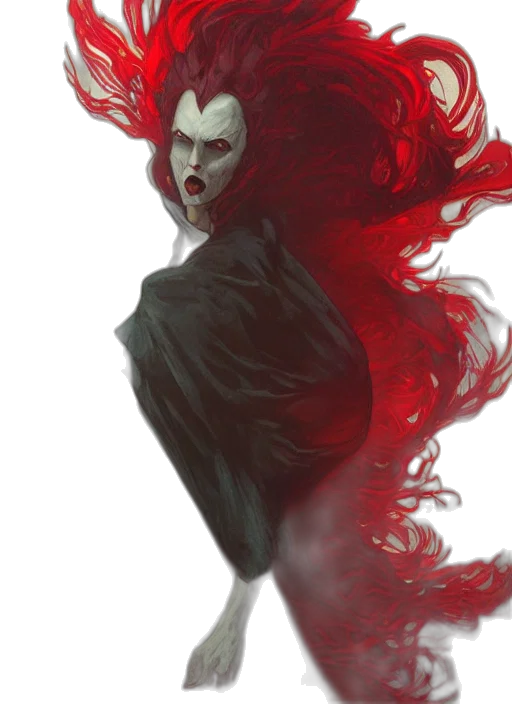 mask, hair, creature, face transparent PNG cut-out