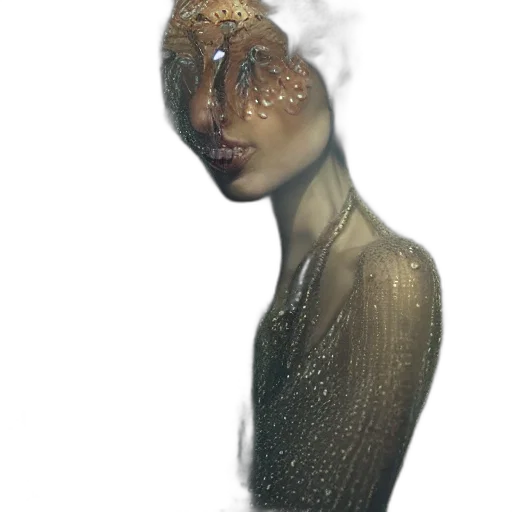 mask, dress, face, creature transparent PNG cut-out