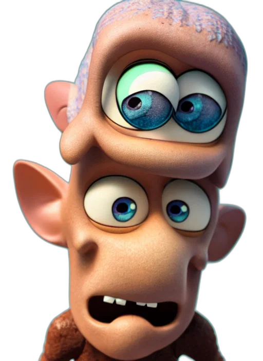 face, robot, creature, staff transparent PNG cut-out
