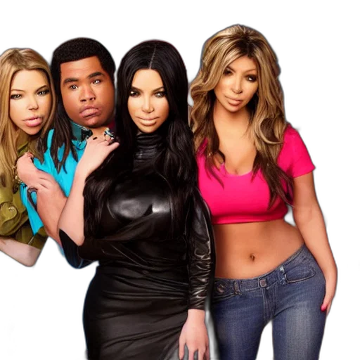 icarly, kim, kardashian, carly transparent PNG cut-out