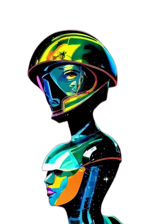 robot, mask, face, concept art transparent PNG cut-out
