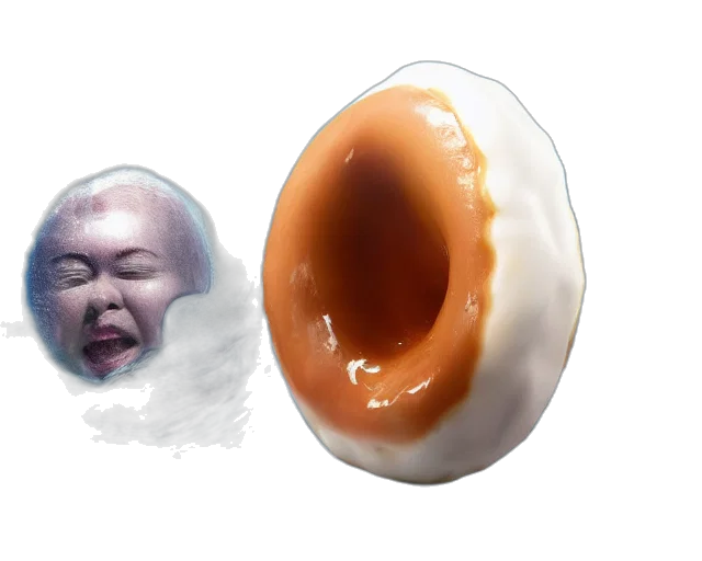 food, face, mask, creature transparent PNG cut-out
