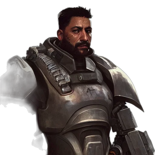 face, robot, staff, concept art transparent PNG cut-out