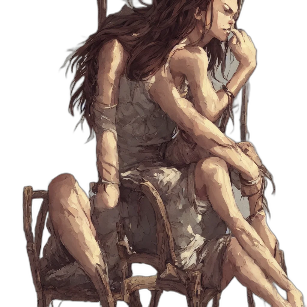 dress, furniture, face, concept art transparent PNG cut-out