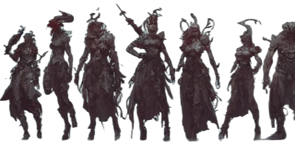 staff, creature, concept art, fantasy art transparent PNG cut-out