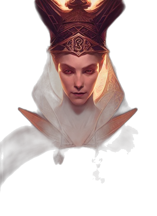 crown, face, mask, staff transparent PNG cut-out