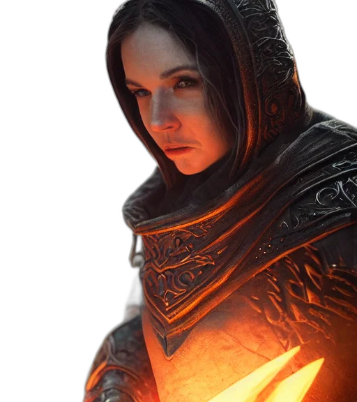 sword, dragon, face, staff transparent PNG cut-out