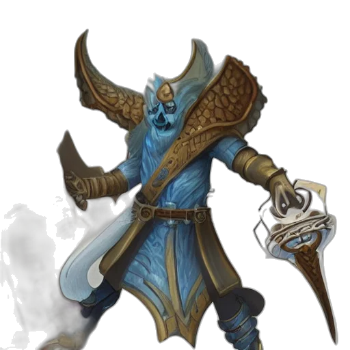 staff, mask, fantasy art, concept art transparent PNG cut-out