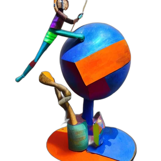 robot, staff, furniture, 3d render transparent PNG cut-out