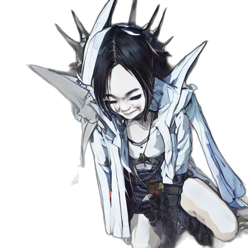 mask, creature, staff, dress transparent PNG cut-out