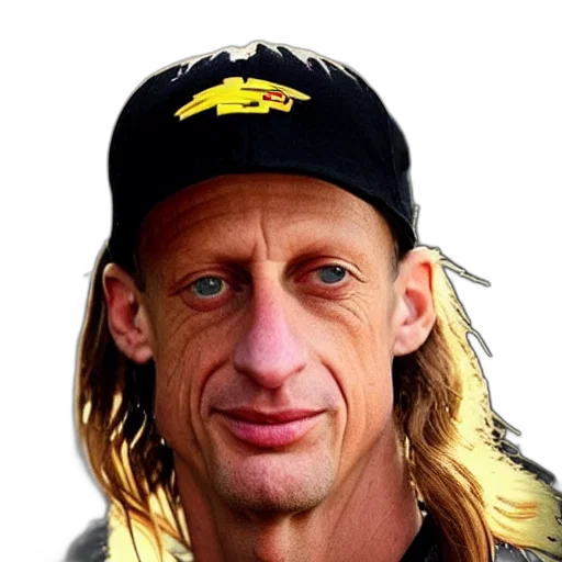 face, hat, animal, staff transparent PNG cut-out