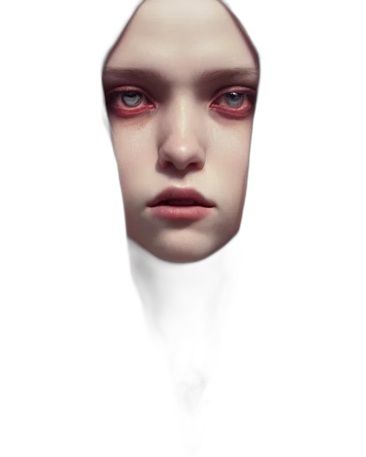 face, mask, robot, creature transparent PNG cut-out
