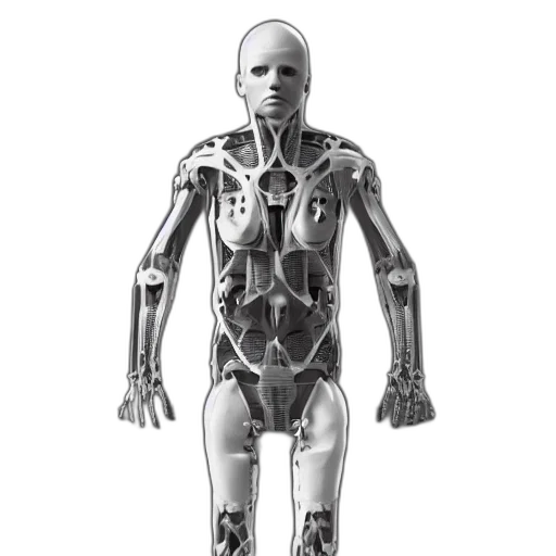 robot, creature, animal, 3d render transparent PNG cut-out