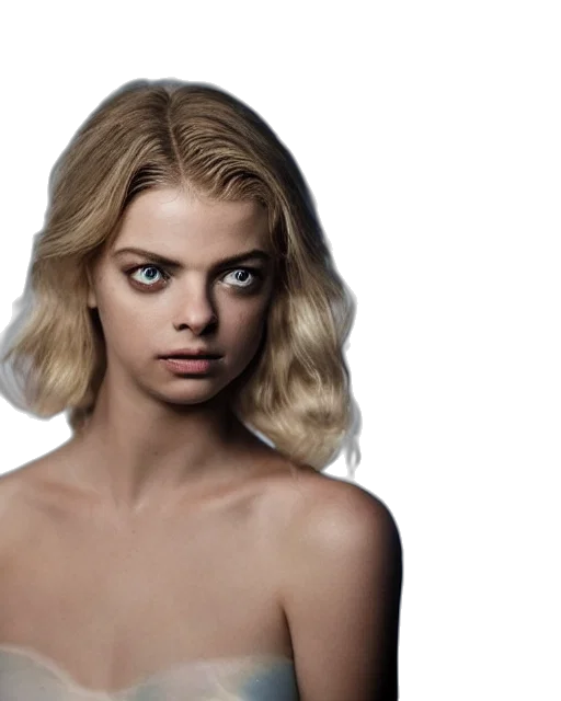 hair, face, dress, jewelry transparent PNG cut-out