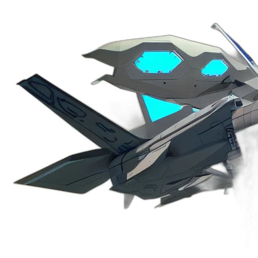robot, weapon, concept art, 3d render transparent PNG cut-out